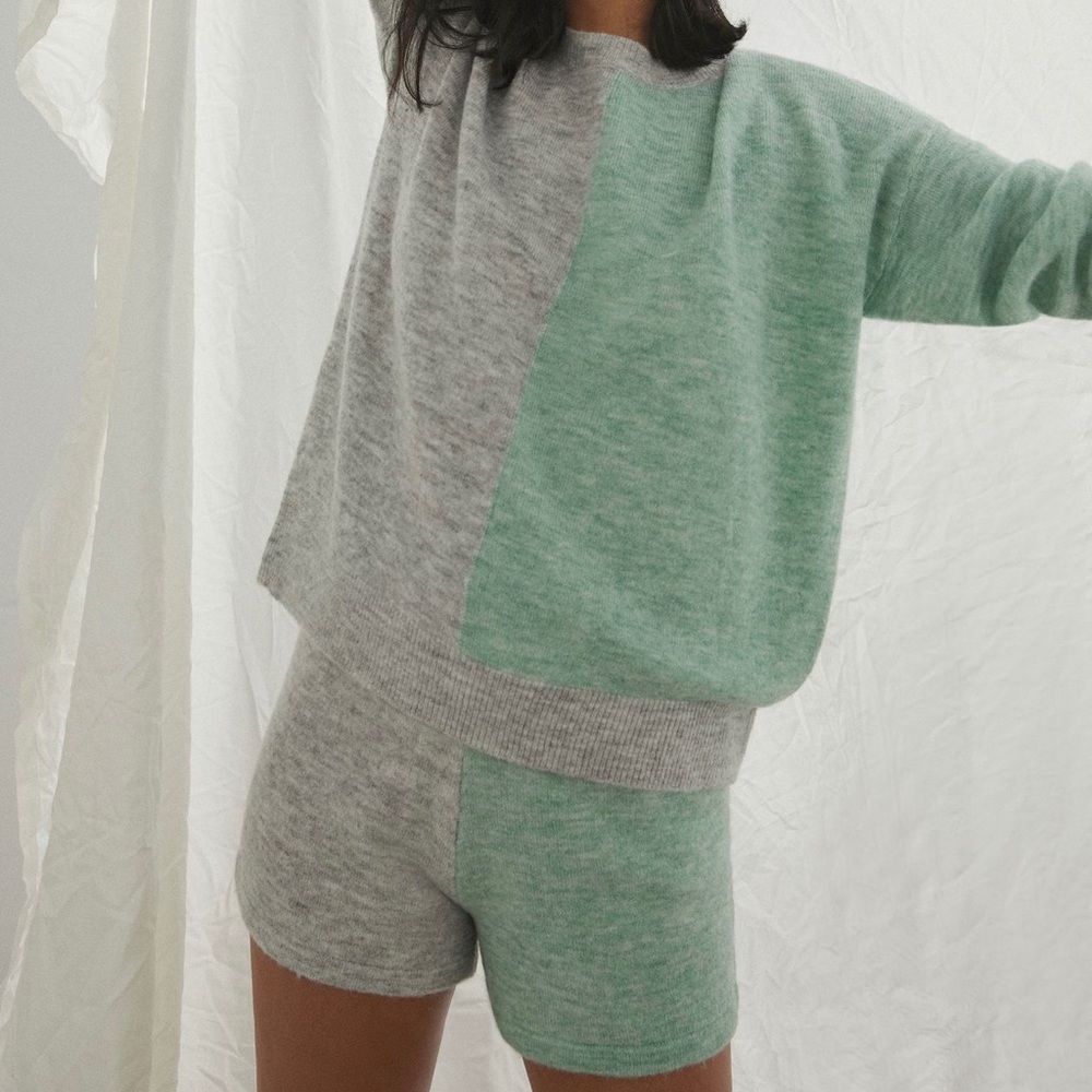 Anthropologie Saturday Sunday Lea Colorblock Lounge set